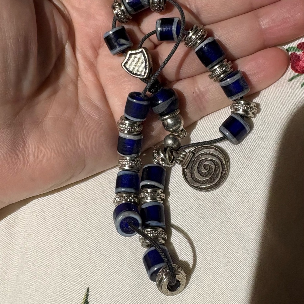 Greek Cobalt Blue Worry Beads or Prayer
Komboloi